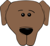 Dog Face Cartoon Clip Art